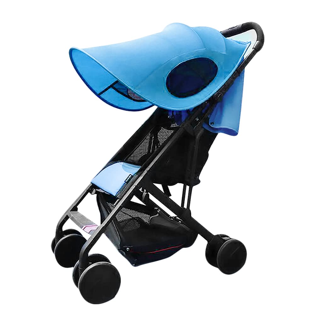 Baby Stroller Sun Shade Sun Rain Shade Blackout Blind Canopy Cover