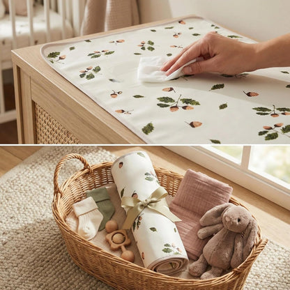 Baby Diaper Changing Pad,Large Waterproof Portable Changing Mat,19.7"x25.6"