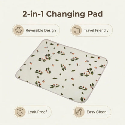 Baby Diaper Changing Pad,Large Waterproof Portable Changing Mat,19.7"x25.6"
