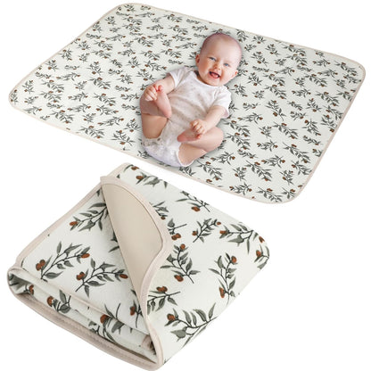 Baby Diaper Changing Pad,Large Waterproof Portable Changing Mat,19.7"x25.6"