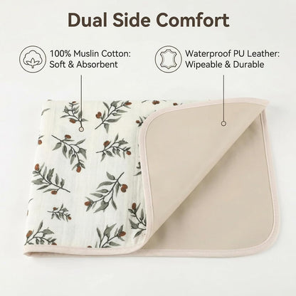 Baby Diaper Changing Pad,Large Waterproof Portable Changing Mat,19.7"x25.6"