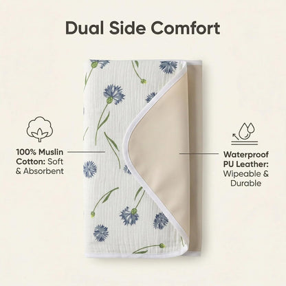 Baby Diaper Changing Pad,Large Waterproof Portable Changing Mat,19.7"x25.6"
