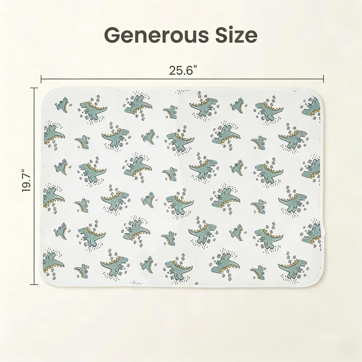 Baby Diaper Changing Pad,Large Waterproof Portable Changing Mat,19.7"x25.6"