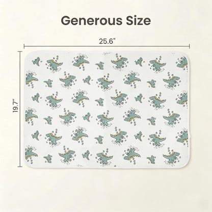 Baby Diaper Changing Pad,Large Waterproof Portable Changing Mat,19.7"x25.6"