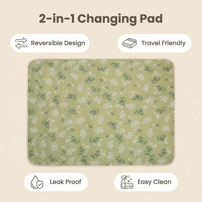Baby Diaper Changing Pad,Large Waterproof Portable Changing Mat,19.7"x25.6"