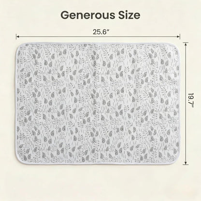 Baby Diaper Changing Pad,Large Waterproof Portable Changing Mat,19.7"x25.6"