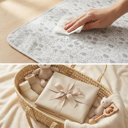 Baby Diaper Changing Pad,Large Waterproof Portable Changing Mat,19.7"x25.6"