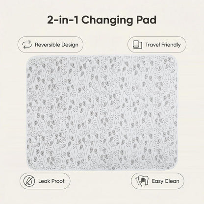 Baby Diaper Changing Pad,Large Waterproof Portable Changing Mat,19.7"x25.6"
