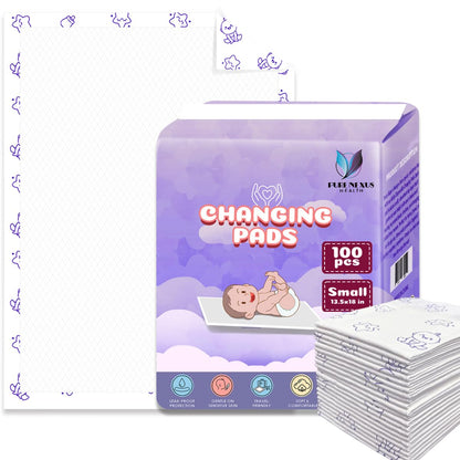Disposable Baby Changing Pad Liners 18"x30" – 50 Pack, Soft, Waterproof & Ultra Absorbent for Mess-Free Diaper Changes