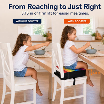 Toddler Booster Seat for Dining Table, Booster Cushion for Kitchen Chair