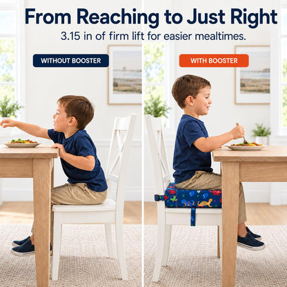 Toddler Booster Seat for Dining Table, Booster Cushion for Kitchen Chair