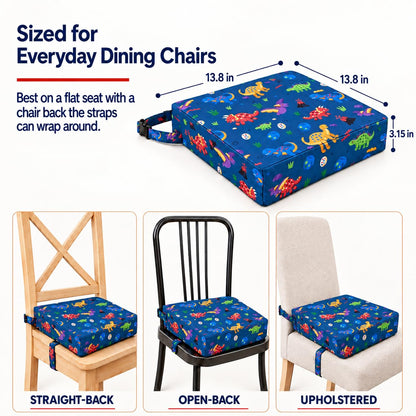 Toddler Booster Seat for Dining Table, Booster Cushion for Kitchen Chair