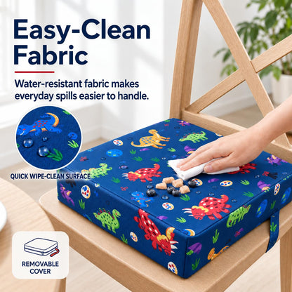 Toddler Booster Seat for Dining Table, Booster Cushion for Kitchen Chair