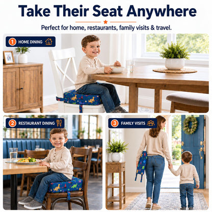 Toddler Booster Seat for Dining Table, Booster Cushion for Kitchen Chair