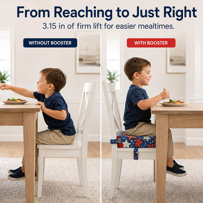 Toddler Booster Seat for Dining Table, Booster Cushion for Kitchen Chair