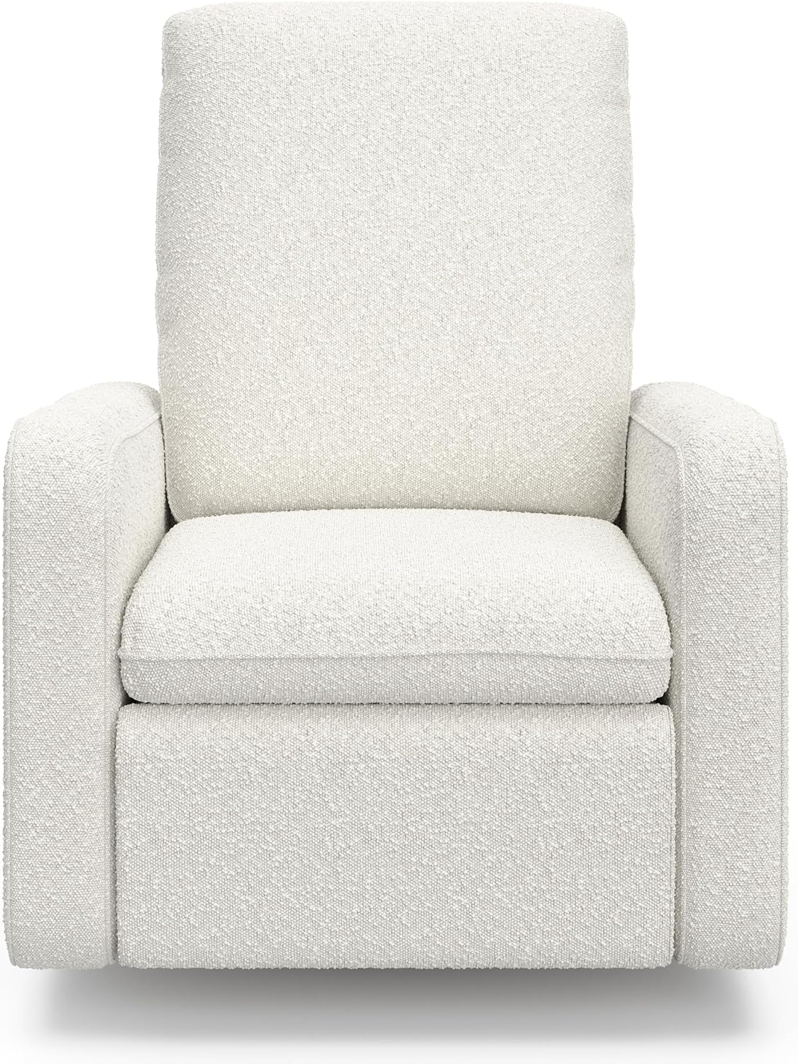 Graco Teddi Power Recliner Swivel Glider, Electronic Power Recline, Oeko-TEX 100 Certified, USB-A & USB-C Charger, Premium Cushioning & Comfort – (Ivory Basketweave)