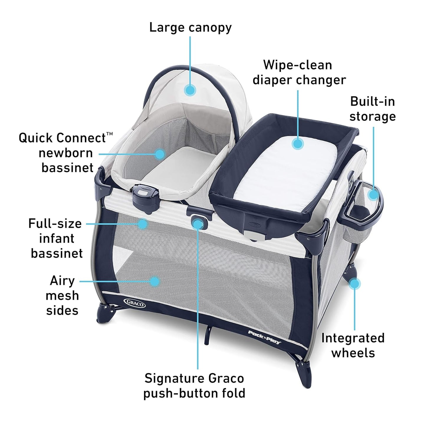 Graco® Pack 'n Play® Simple Solutions™ Playard, Cam