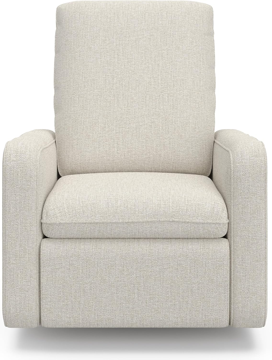Graco Teddi Power Recliner Swivel Glider, Electronic Power Recline, Oeko-TEX 100 Certified, USB-A & USB-C Charger, Premium Cushioning & Comfort – (Ivory Basketweave)