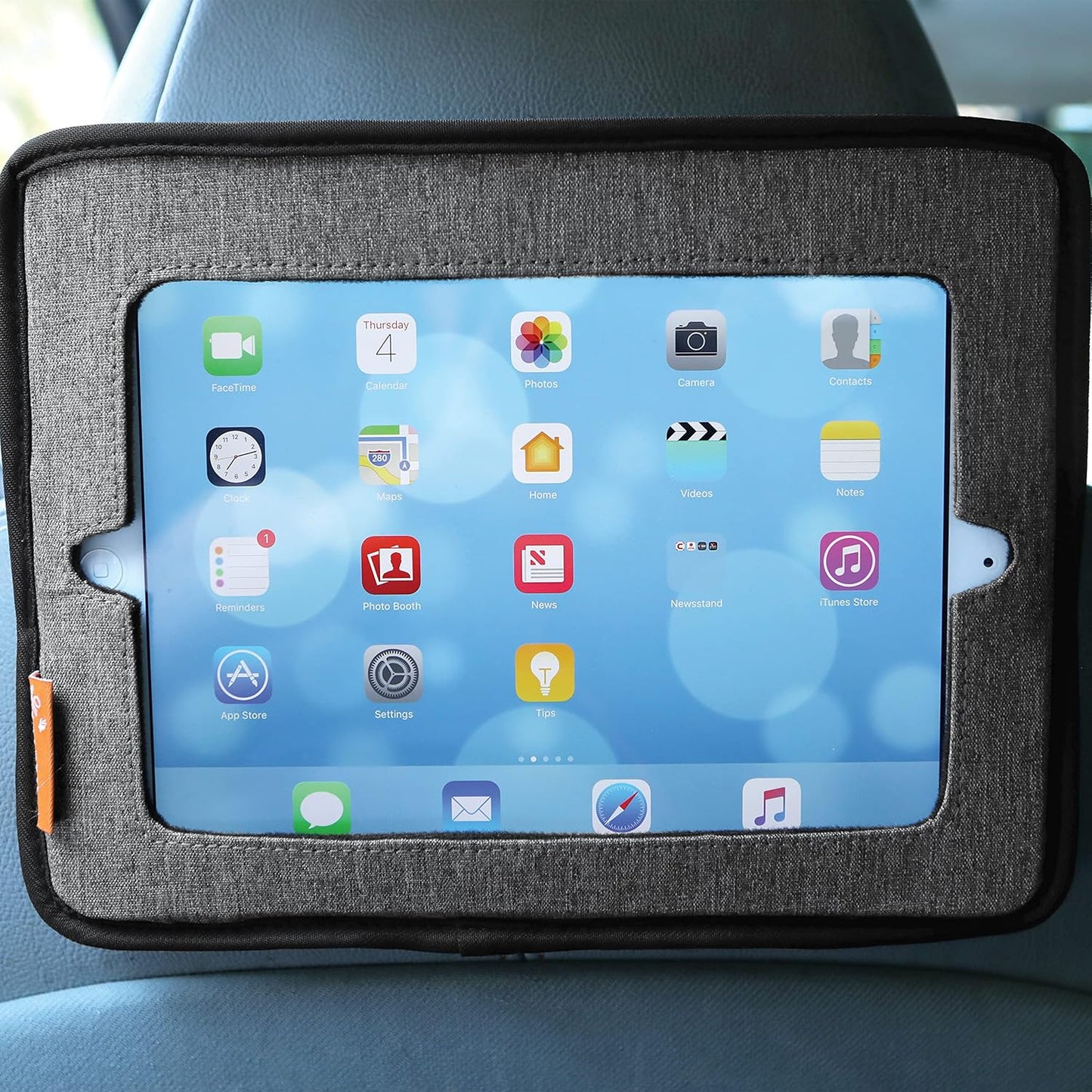 Dreambaby Reversible Car Back Seat Rear View Mirror - 2 in 1 Function - Tablet Holder & Safety Mirror - Grey - Model L1215