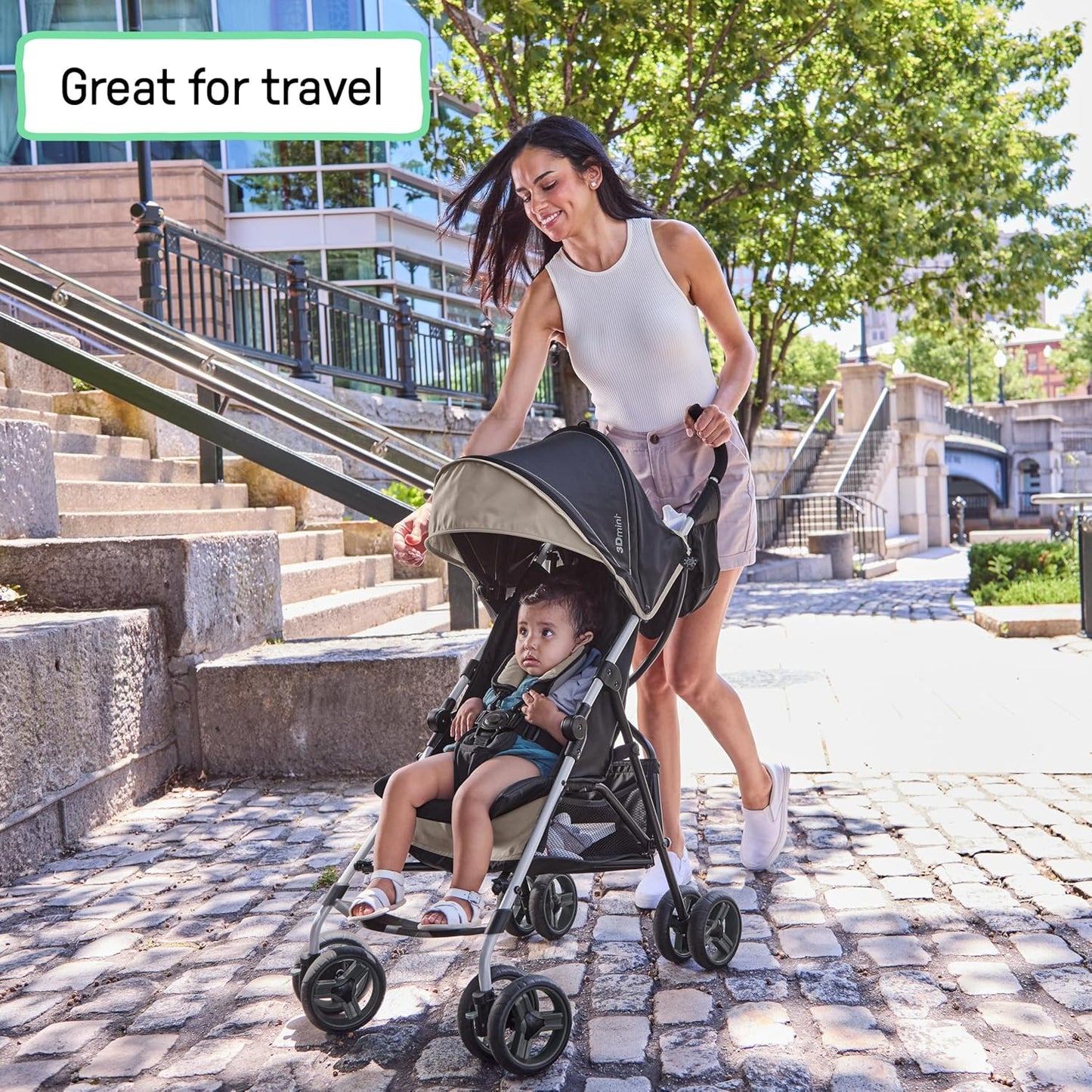 Ingenuity 3D Mini Stroller Rain Cover, Baby Weather Shield for Rain, Wind & Snow, Fits 3D Mini Strollers, Vented Airflow, Clear Visibility, Easy Install & Storage – Clear