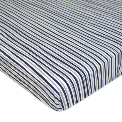 American Baby Company 2 Pack 100% Natural Cotton Fitted Pack and Play Sheets 39" x 27" - Soft & Breathable Pack N Play Sheets for Playard & Mini Crib Mattress, Pink Stars/Zigzag, for Boys & Girls