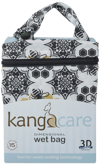 Kanga Care Wet Bag Seam Sealed Waterproof 3D Dimensional for Baby Cloth Diapers, Travel, Beach, Pool, Gym, Swim | Clover - Colors A