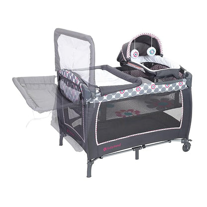 Baby Trend Lil' Snooze™ Deluxe II Nursery Center® Playard, Daisy Dots