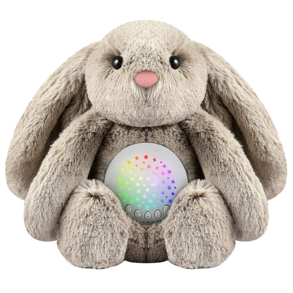 BEREST A13 White Noise Machine & Baby Sleep Soother with 15 Soothing Sounds & Projector Night Light Music Box, Cry Sensor, Rechargeable, Portable for Newborns, Toddlers, Attaches to Crib