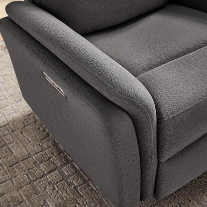 VANOMi Power Recliner Chair Swivel Glider, Electric Rocking Recliner Chairs with USB and Type-C Ports, Nursery Chair Recliner for Living Room, Bedroom, Apartment（Camel）