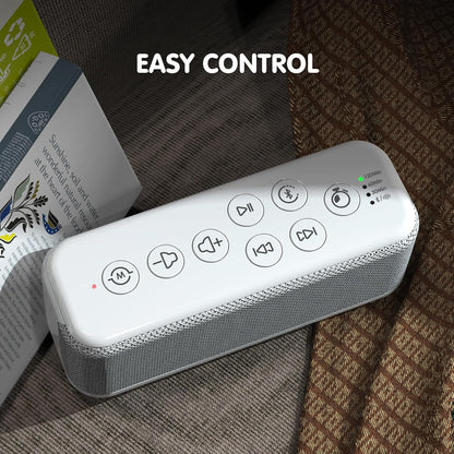 OnLyee White Noise Machine for Office Privacy, USB Rechargeable Sound Machine with 42 Non-Looping Sounds, Auto-Off Timer for Focus, Sleep and Travel
