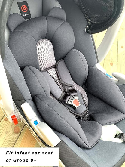 G Ganen Baby Comfort Support Cushion Stroller and Seat Comfort Cushion Insert Liner (Dark Grey)