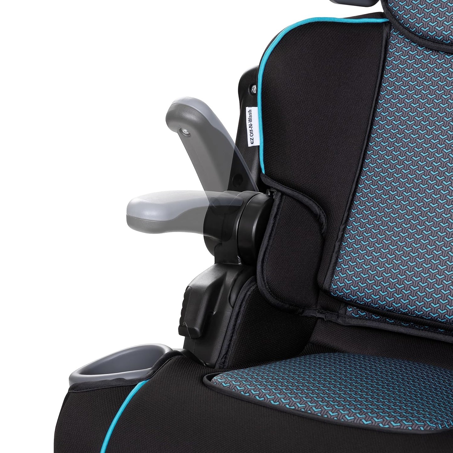 Baby Trend Protect 2-in-1 Booster Seat, Grey Tech – Lightweight Belt-Positioning Design, Cushioned Comfort, Everyday Big-Kid Support