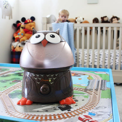 Crane Cute Animal Humidifier for Kids Bedroom and Nursery, Ultrasonic Cool Mist, 1 Gallon, Auto Shut Off, Cool Mist Humidifier