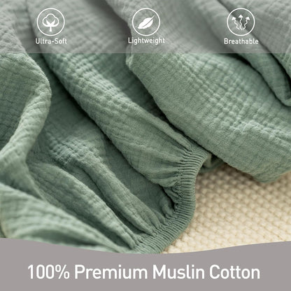 Muslin Bassinet Fitted Sheets 2 Pack, Soft Breathable Cotton Baby Bassinet Mattress Sheet Set, 360° Elastic Snug Fit, Universal for Oval, Rectangle & Hourglass Cradle, Unisex Baby Bedding (Cute Cars)