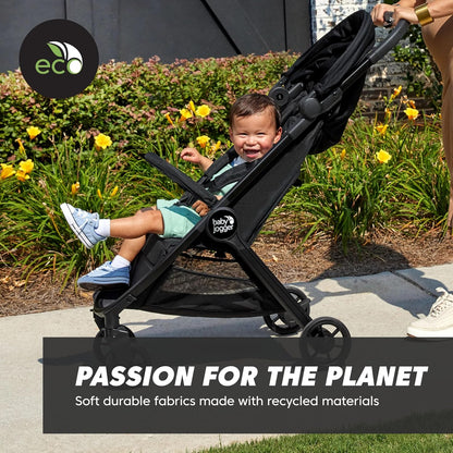Baby Jogger City Tour 2 Carry-On Approved Travel Stroller, Ultra-Compact Baby Stroller, Lightweight, Easy Fold, Baby Travel Essential, Pitch Black