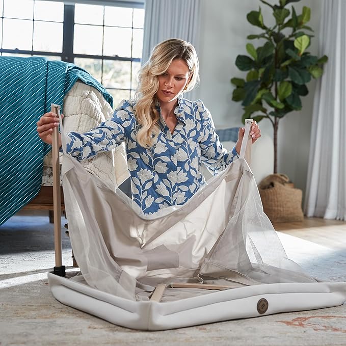 Maxi-Cosi Calao Travel Playard, Infant Bassinet, Toddler Playpen, Portable, Lightweight, Foldable, Easy Setup, with Carry Bag, Breathable Mesh, Classic Slate