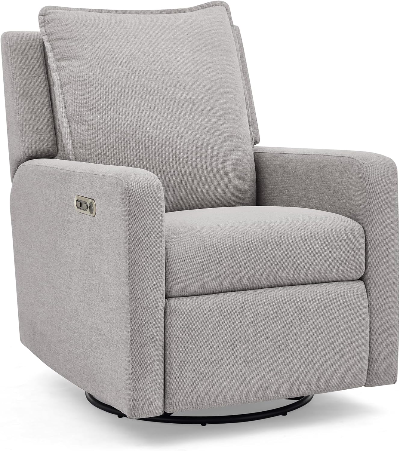 babyGap Harlowe Power Recliner with USB-A and Type-C Ports by Delta Children - Greenguard Gold Certified – Stain-Resistant Performance Fabric is Oeko-TEX Standard 100 Certified, Sand