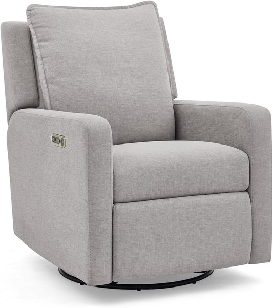 babyGap Harlowe Power Recliner with USB-A and Type-C Ports by Delta Children - Greenguard Gold Certified – Stain-Resistant Performance Fabric is Oeko-TEX Standard 100 Certified, Sand