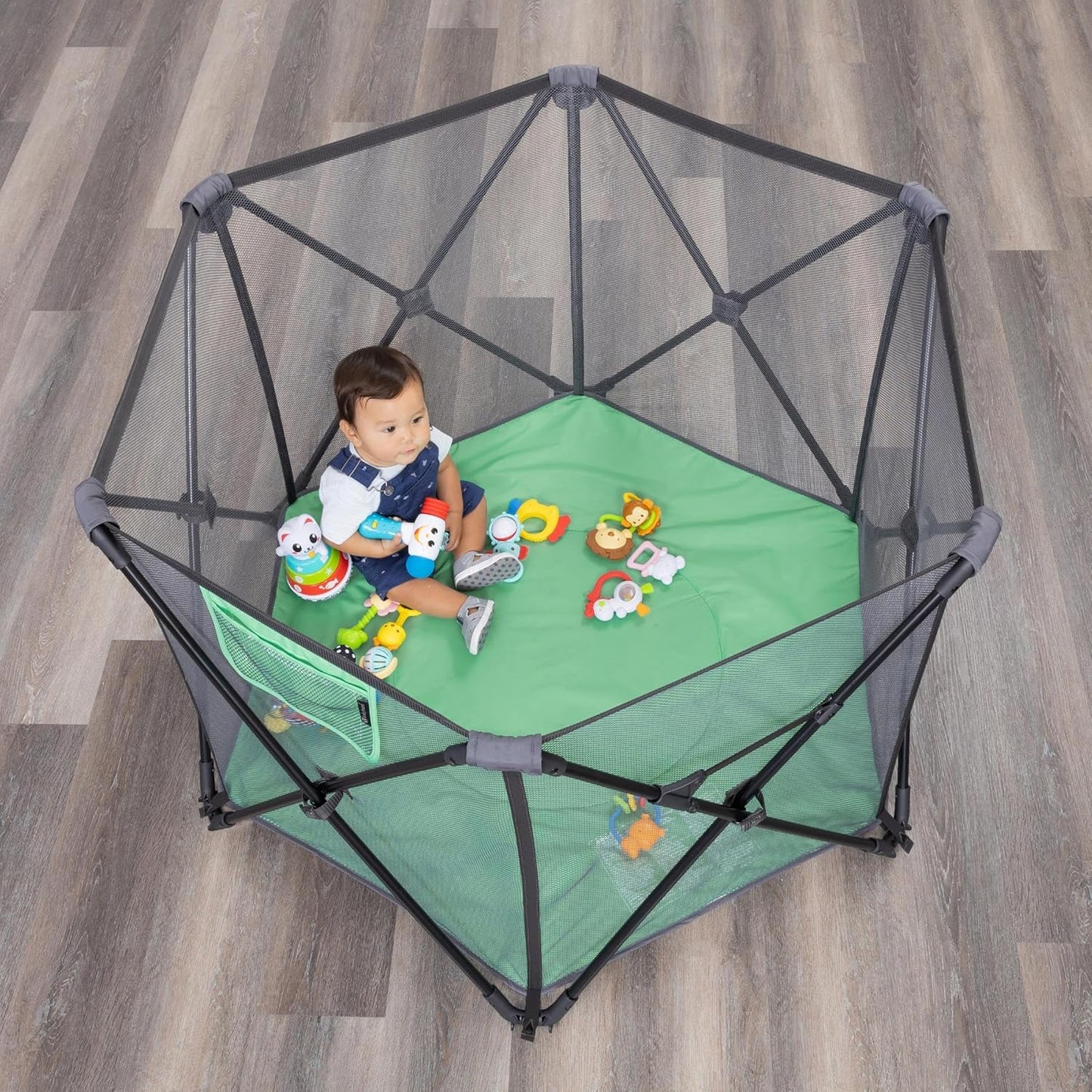 Baby Trend Nursery Center® Playard, Floral Garden