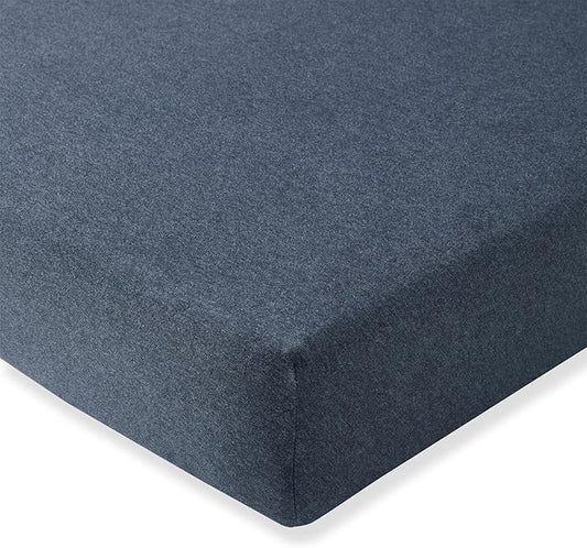 Burt's Bees Baby Essential Organic Cotton Fitted Crib Sheet, Breathable for Boy Girl Standard Crib & Toddler Mattresses