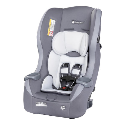 Baby Trend Trooper™ Slim 3-in-1 Convertible Car Seat, Dash Black – Slim Fit, 3-in-1 Growth Modes, Lightweight Design, Adjustable Comfort Padding