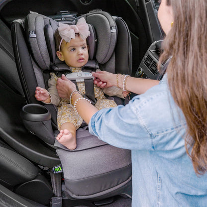 Evenflo Gold Revolve360 Extend All-in-One Rotational Car Seat with SensorSafe (Onyx Black)