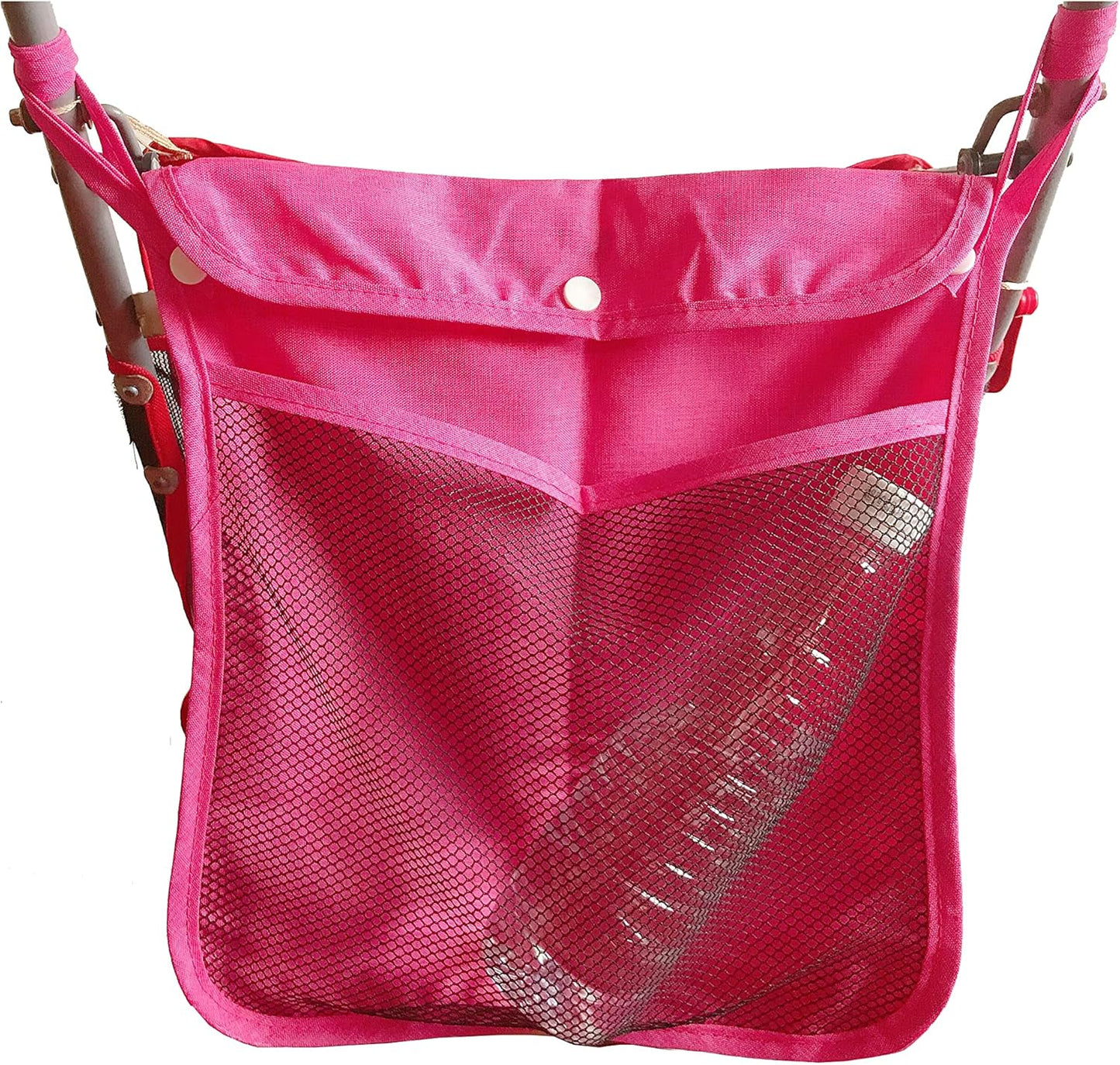 Baby Stroller Organizer,Black,Umbrella stroller organizer,Extra pockets to store snacks/wipes items,Holds water bottles, toddler sweat shirt etc (Black)