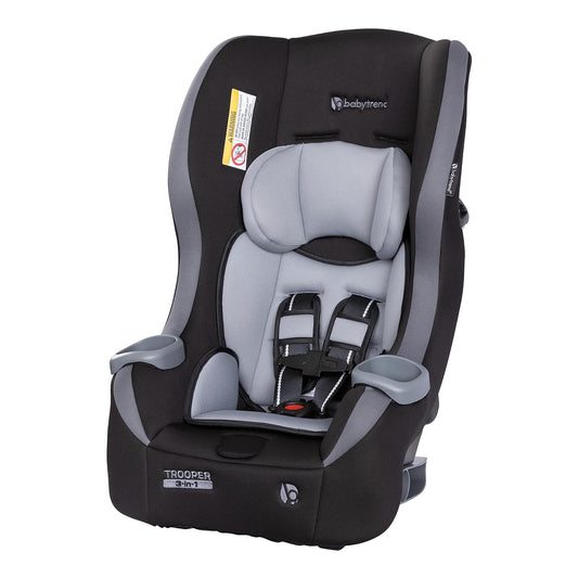 Baby Trend Trooper™ Slim 3-in-1 Convertible Car Seat, Dash Black – Slim Fit, 3-in-1 Growth Modes, Lightweight Design, Adjustable Comfort Padding