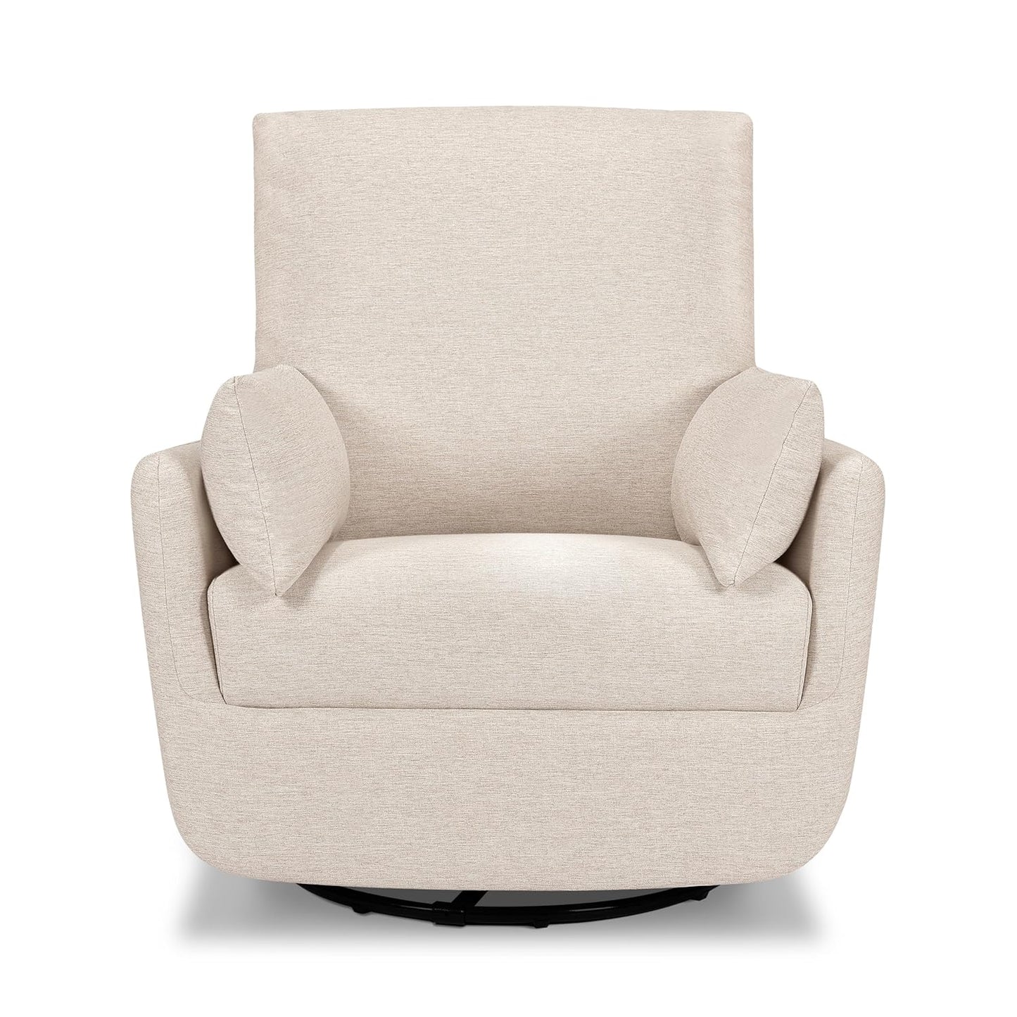 Davinci Juno Swivel Glider in Vanilla, Greenguard Gold & CertiPUR-US Certified