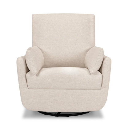 Davinci Juno Swivel Glider in Vanilla, Greenguard Gold & CertiPUR-US Certified
