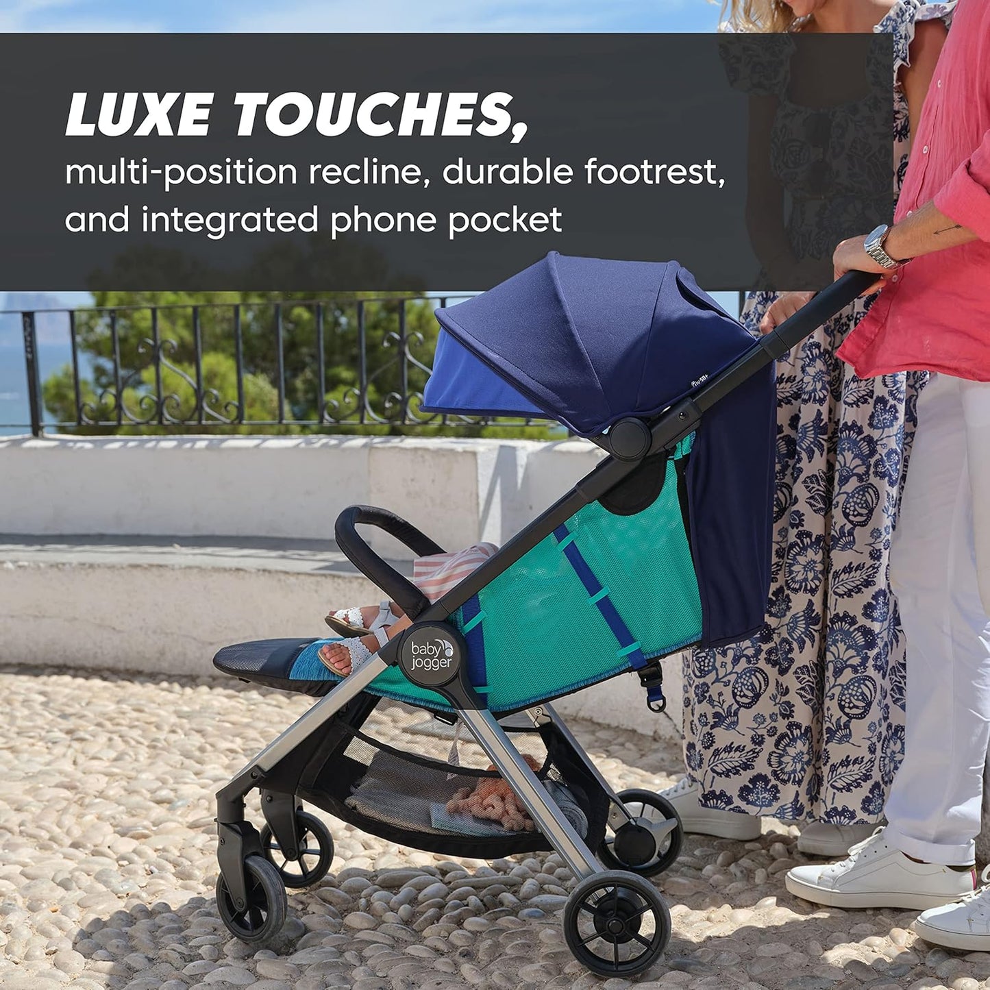 Baby Jogger City Tour 2 Carry-On Approved Travel Stroller, Ultra-Compact Baby Stroller, Lightweight, Easy Fold, Baby Travel Essential, Pitch Black
