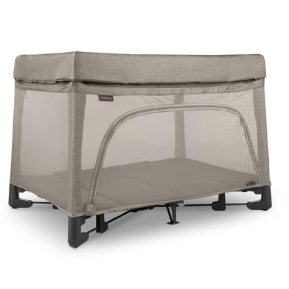 UPPAbaby Remi Playard | Deluxe 3-in-1 Portable Playard, Bedside Bassinet + Travel Crib| Mesh Bassinet, Mattress, Organic Cotton Mattress Cover + Storage Bag Included | Charlie (Sand Mélange)