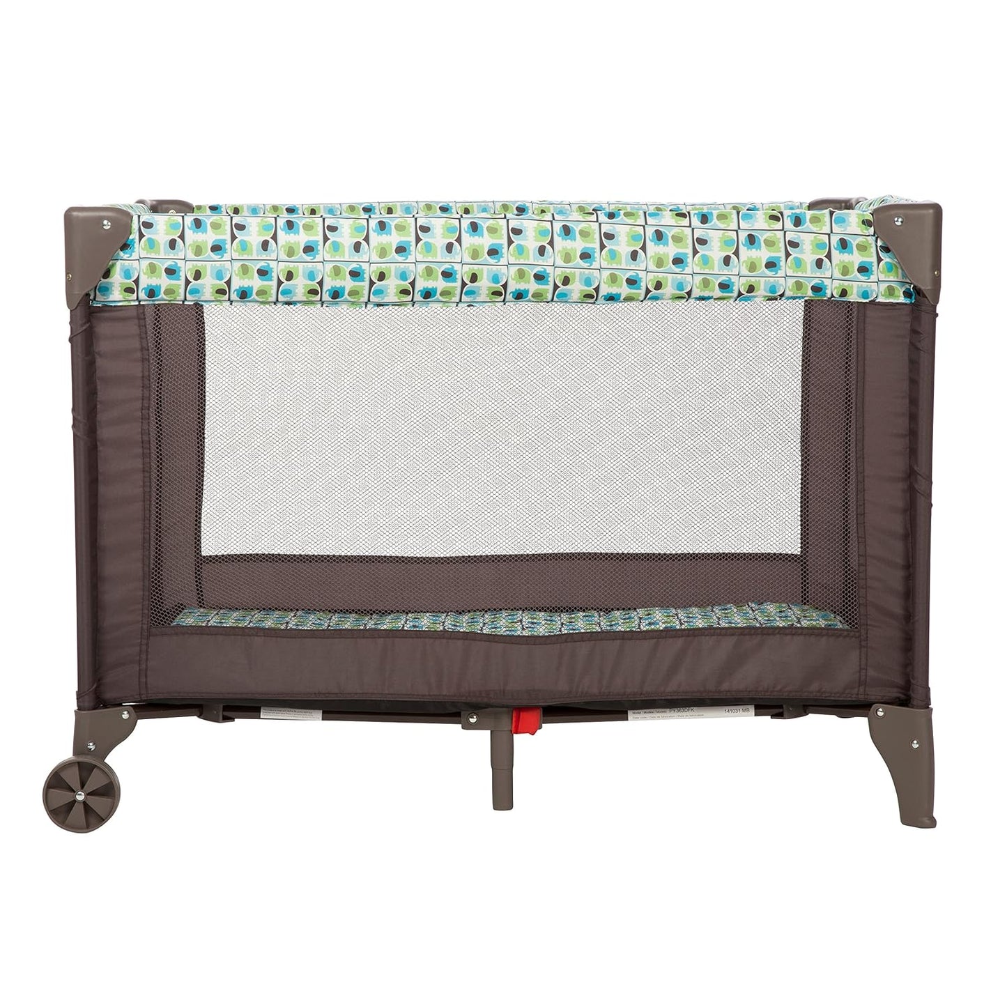 Cosco Funsport Compact Portable Playard, Lightweight, Easy Set up, Foldable Baby Playpen with Carry Bag, Butterfly Twirl