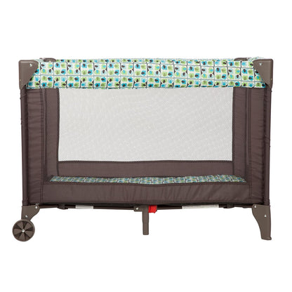 Cosco Funsport Compact Portable Playard, Lightweight, Easy Set up, Foldable Baby Playpen with Carry Bag, Butterfly Twirl